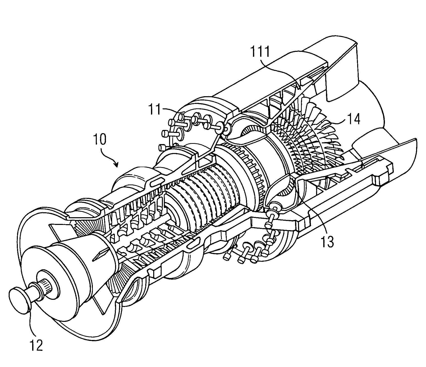 Device for determining the distance between a rotor blade and a wall of a turbine engine surrounding the rotor blade
