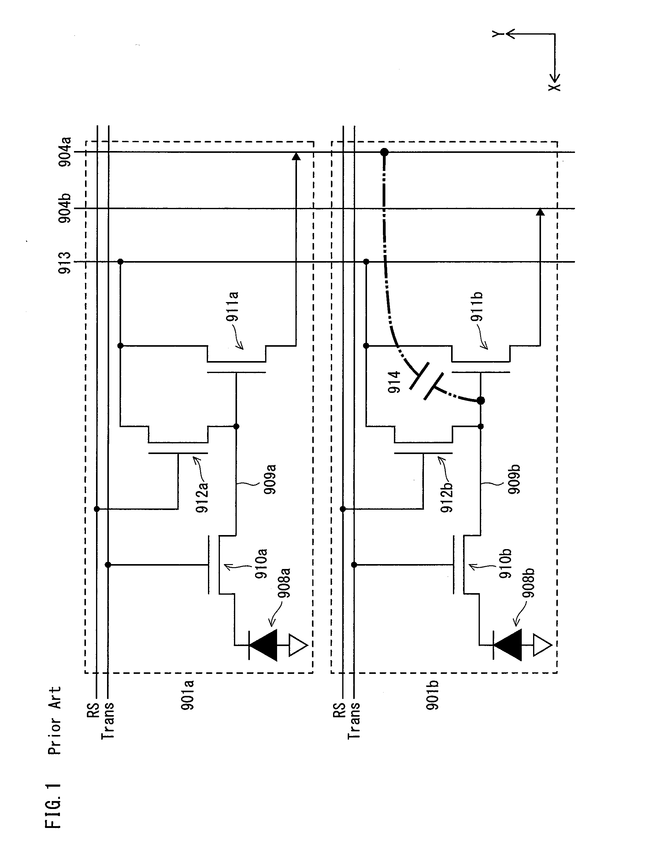 Solid state imaging device capable of parallel reading of data from a plurality of pixel cells