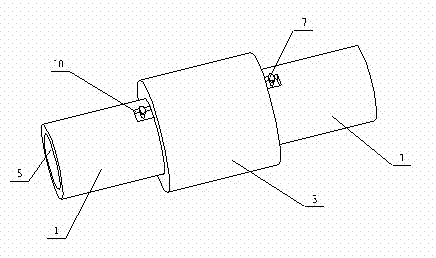 Connecting device for lengthening handle