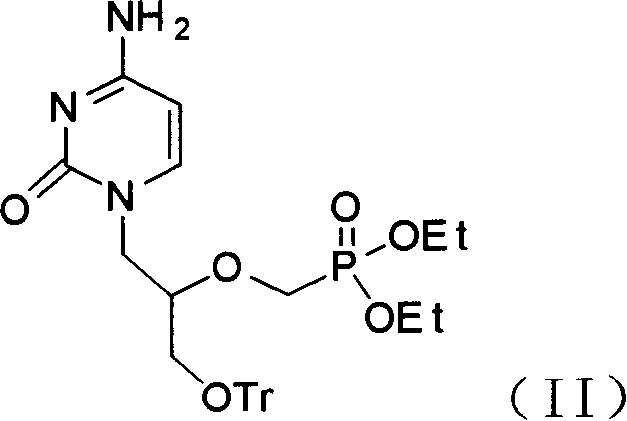 Antiviral agent cidofovir derivatives and intermediates thereof