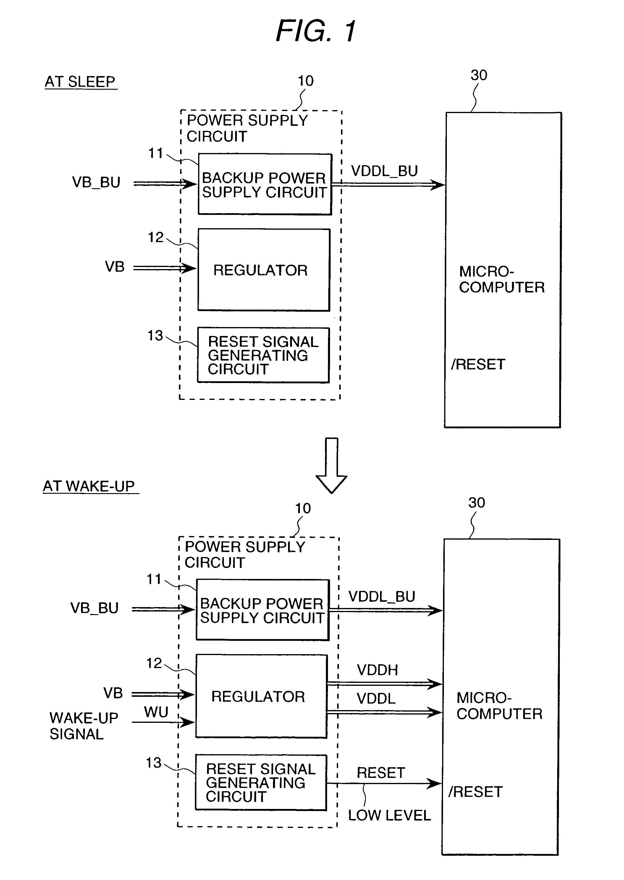 Electrical control unit for an automobile