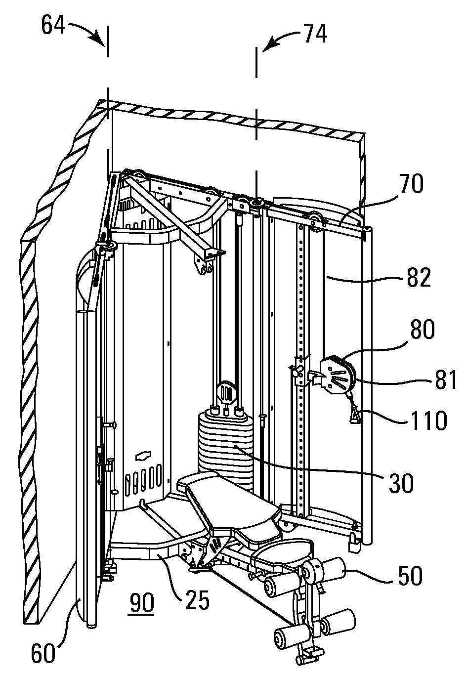 Freestanding exercise apparatus