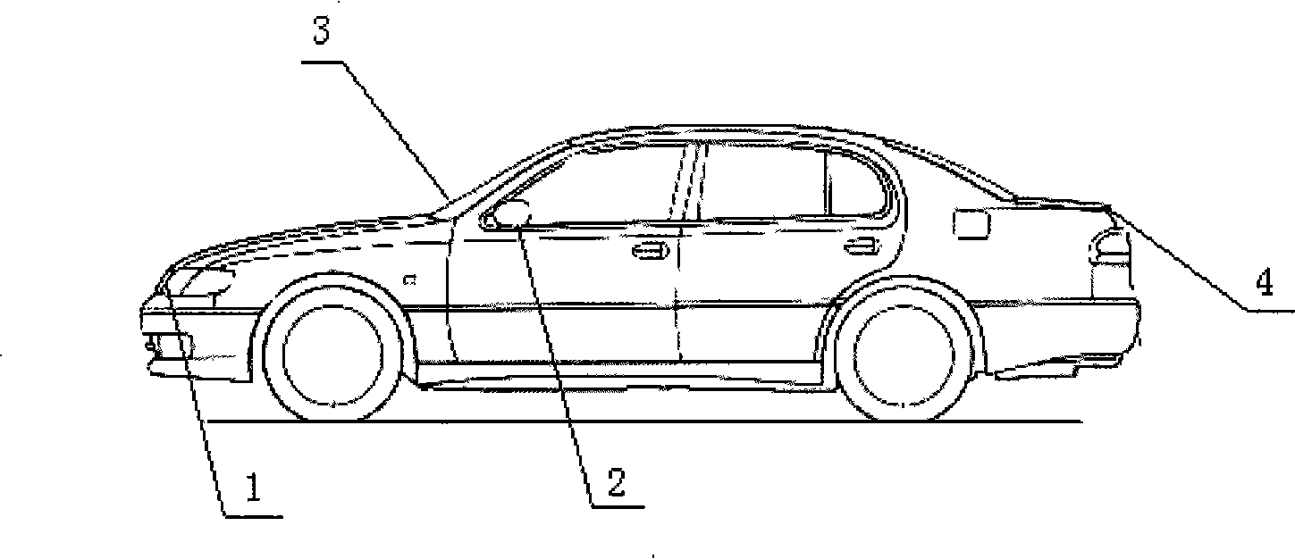 Imaging system for automobile loop scene
