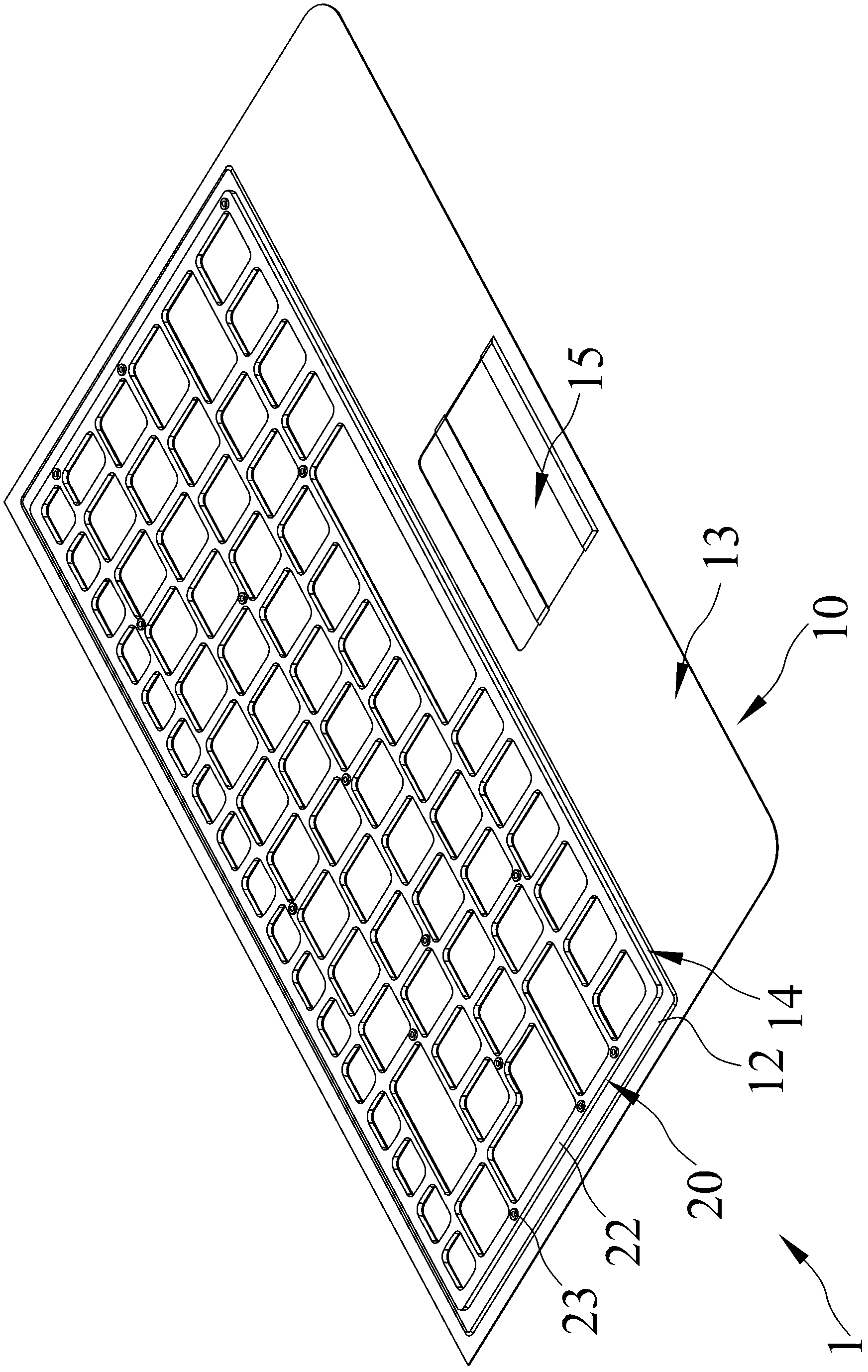 Keyboard framework with preferred structure strength