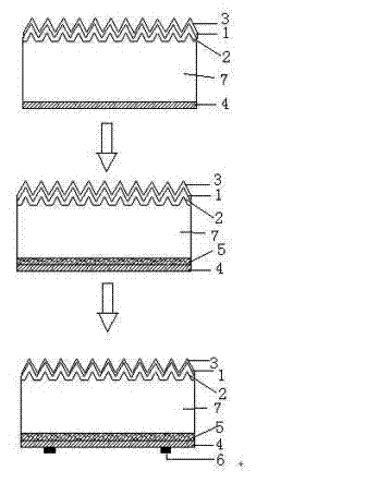 All Al-BSF crystal silicon cell and preparation method thereof