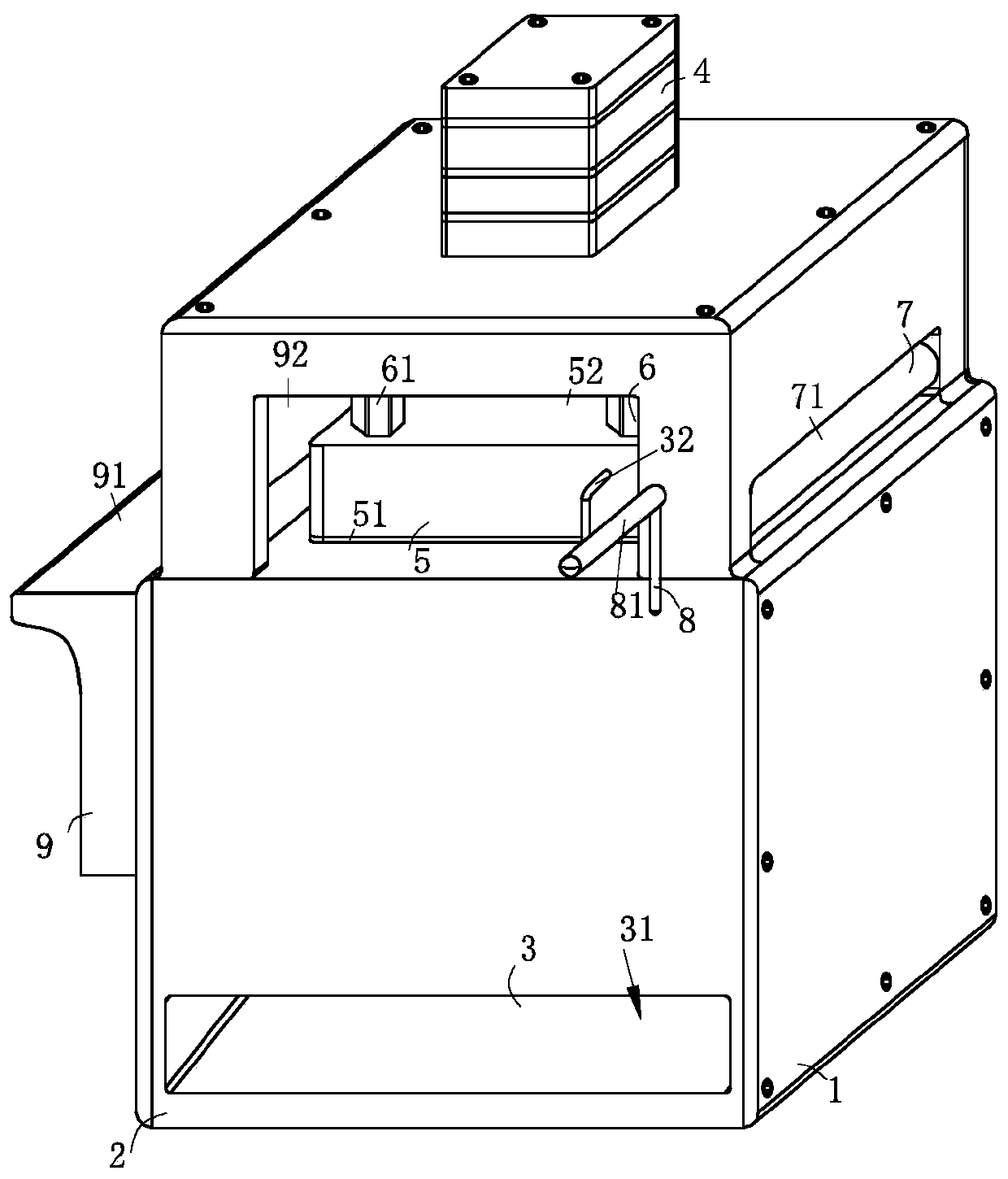 Stamping die for part production