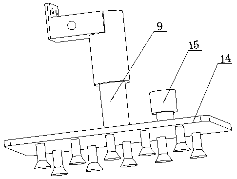 A solar tube palletizing device