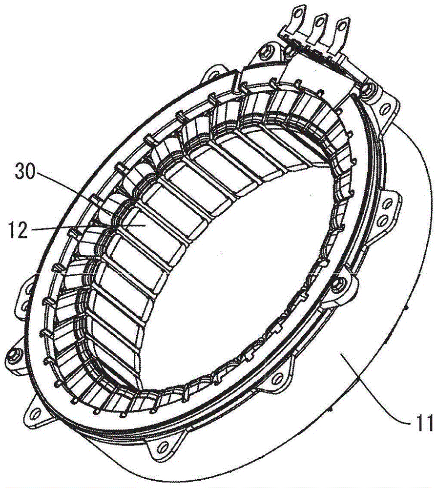 Automotive rotating motor