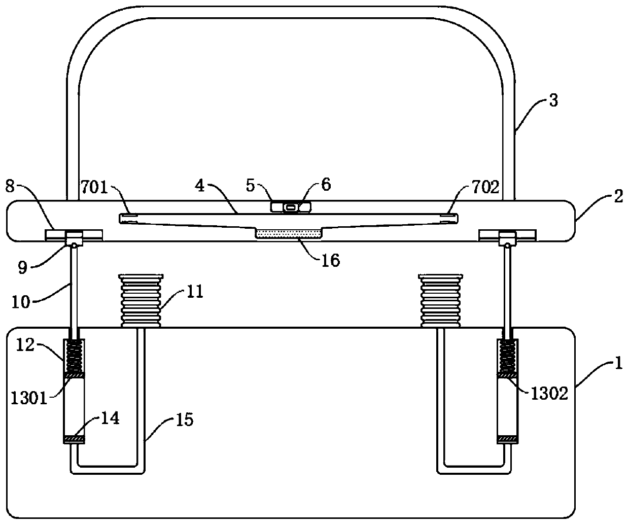 Artwork display stand capable of preventing collision and toppling