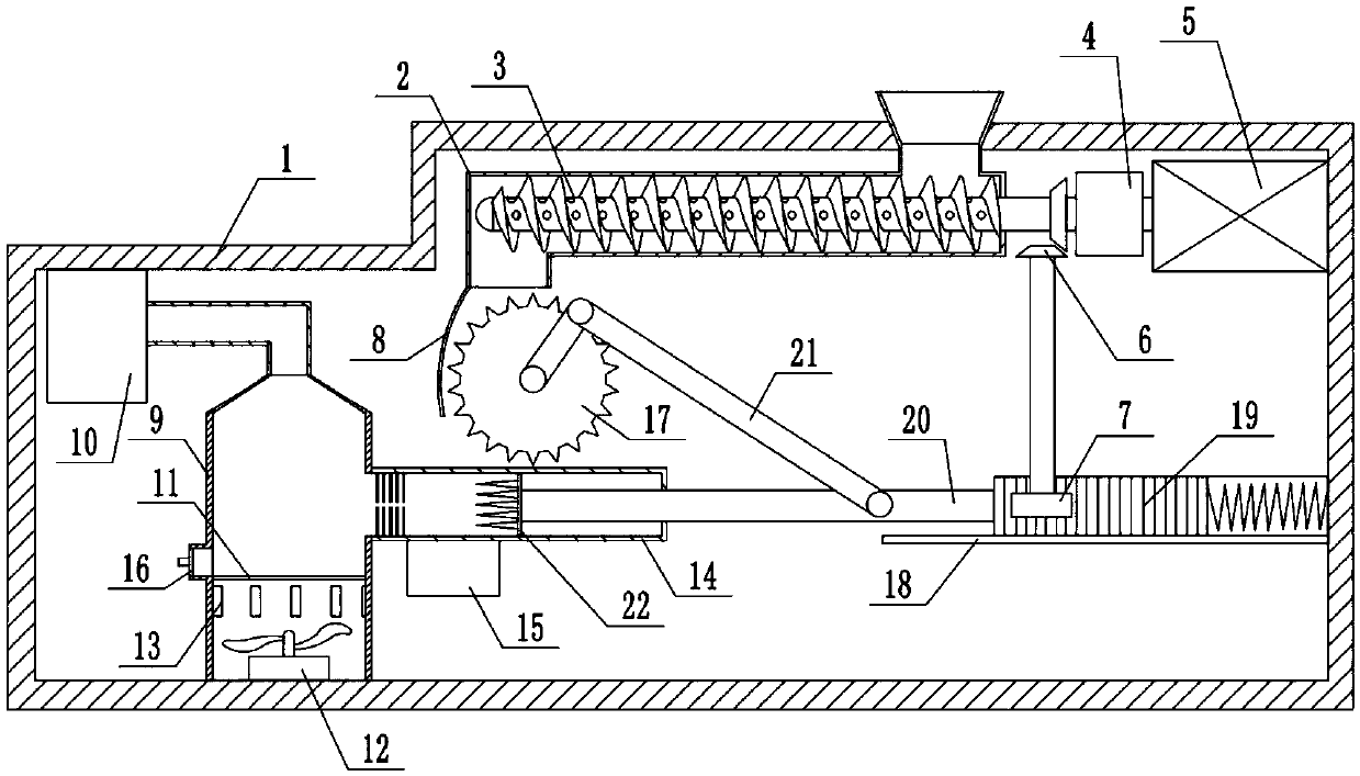 Cotton seed separating device