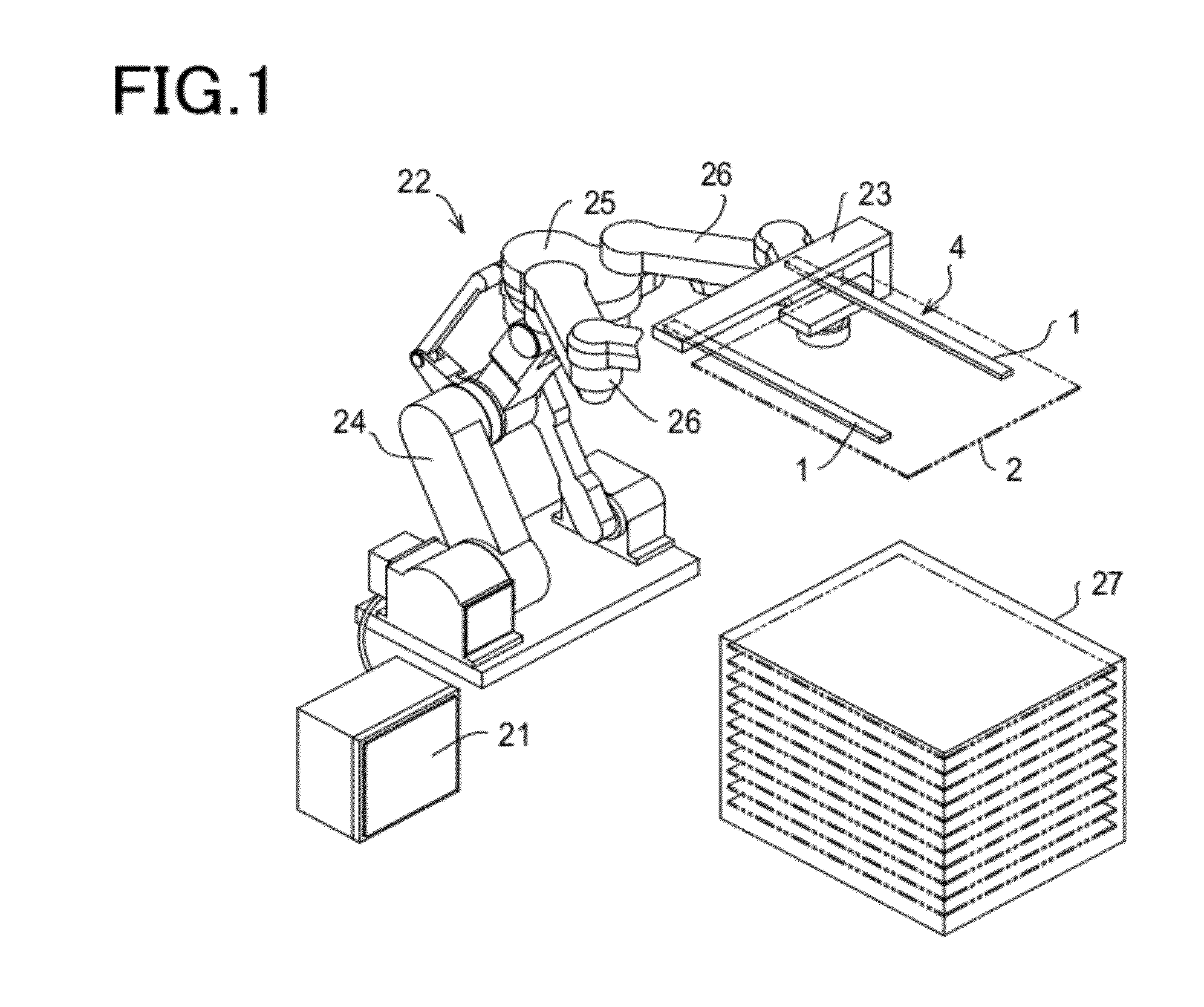 Board conveying hand and board conveying device provided with the same