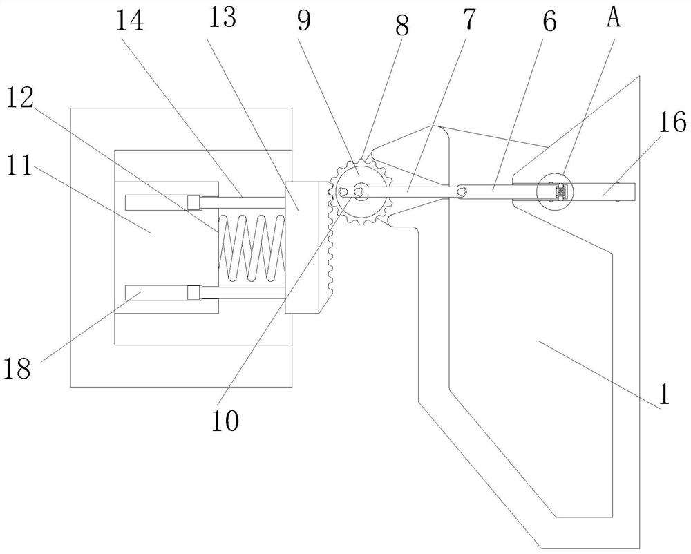 Bucket elevator hopper capable of preventing materials from scattering