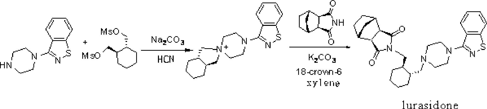 Synthetic method of lurasidone
