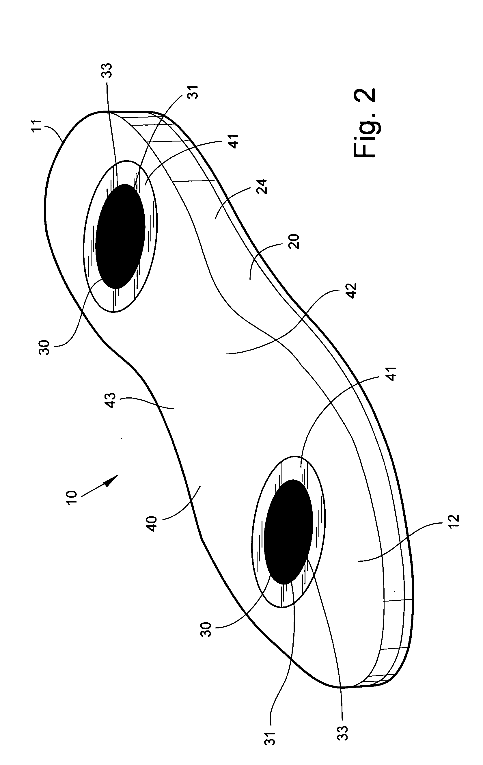 Footwear with display element