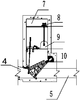 A diversion tunnel structure and its plugging construction method