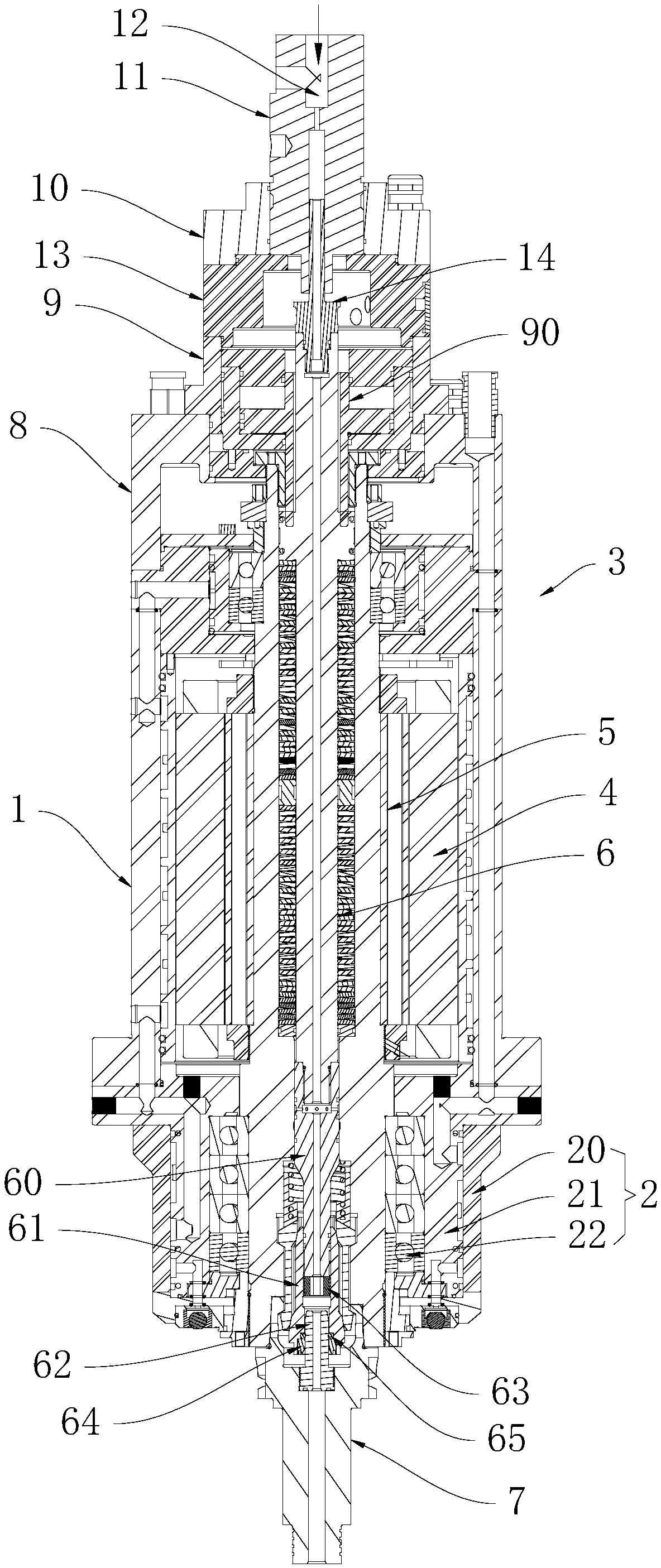 Stator module for electric spindle, and permanent magnet synchronous electric spindle