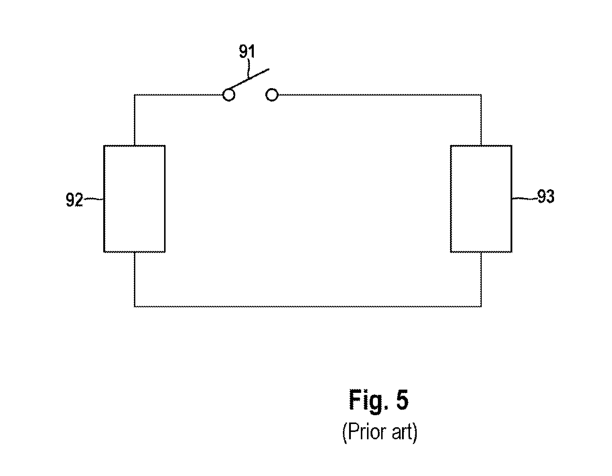 Switching device for a battery, and battery comprising said switching device