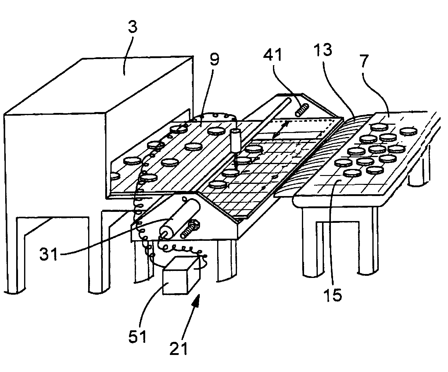 Systems and methods for compact arrangement of foodstuff in a conveyance system