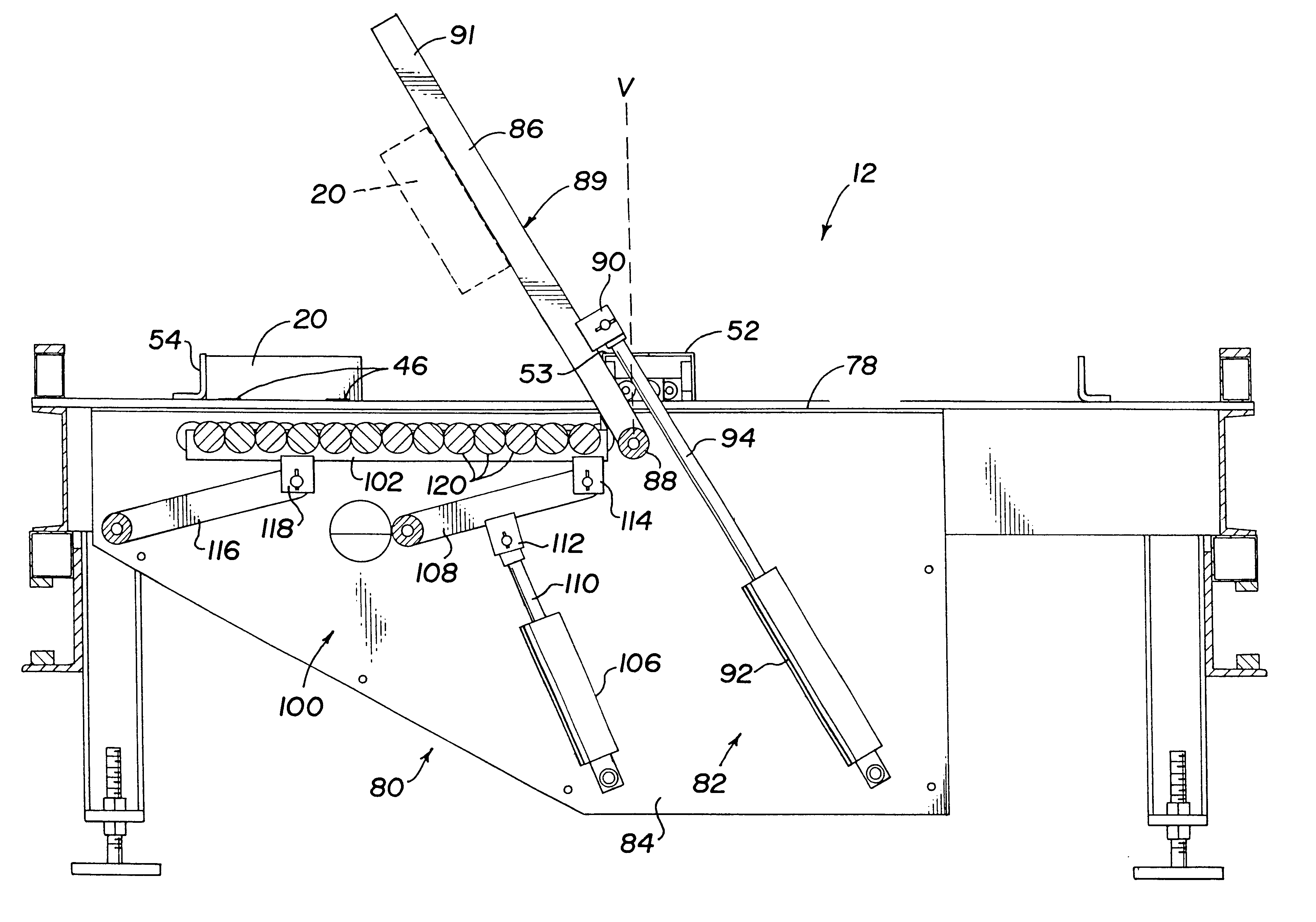 Truss table apparatus with automatic truss movement assembly and method