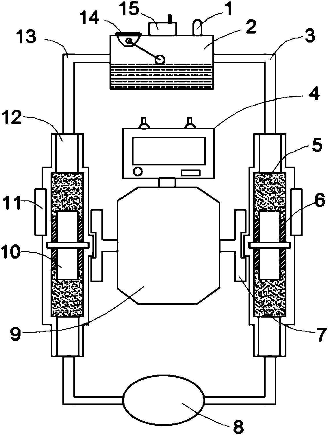 Ship oil consumption alarm terminal