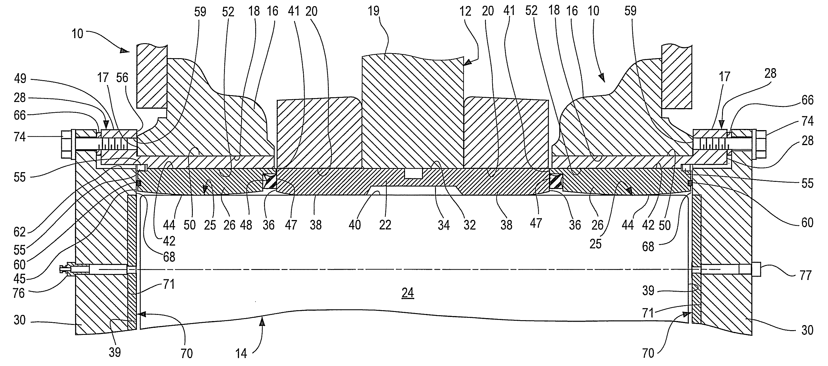 Floating pin joint assembly