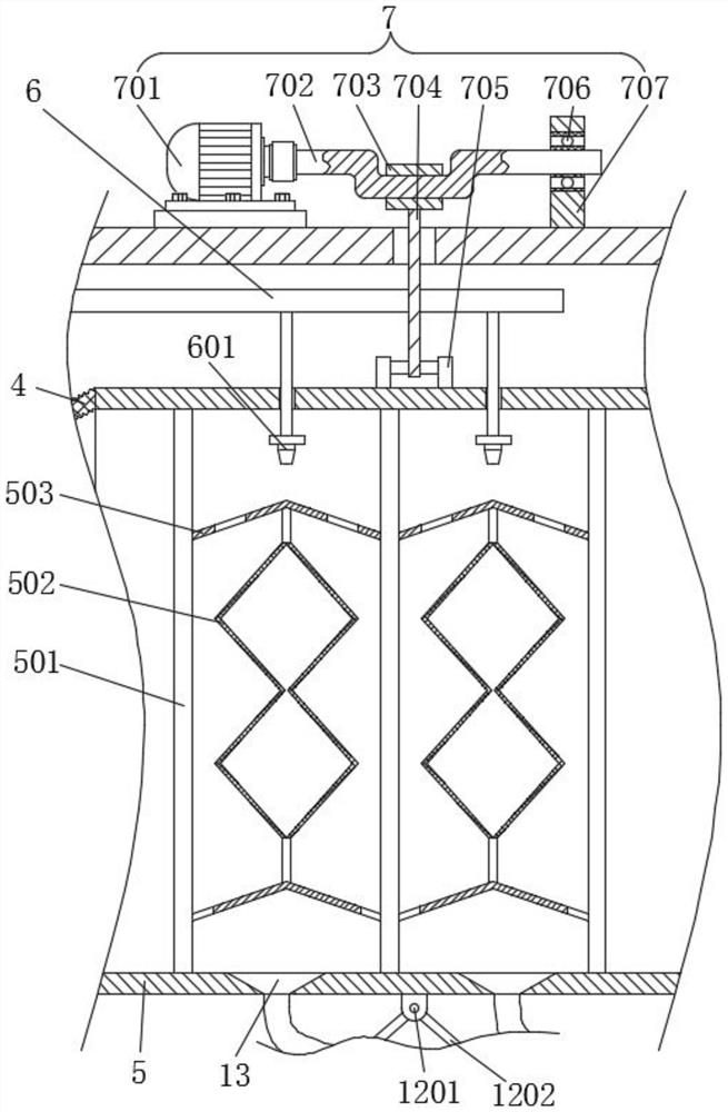 Dedusting and purifying device for underground tunneling working area