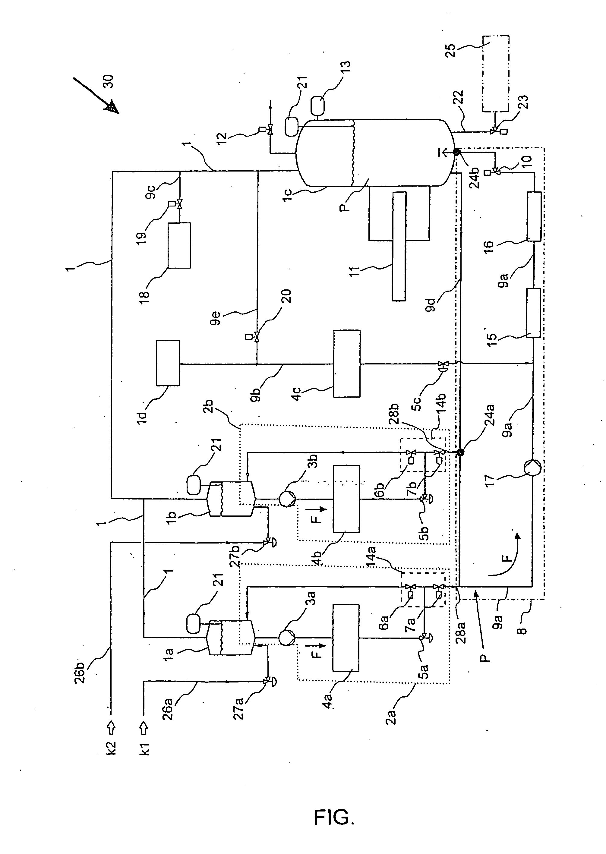 System and method for continuously producing a liquid mixture