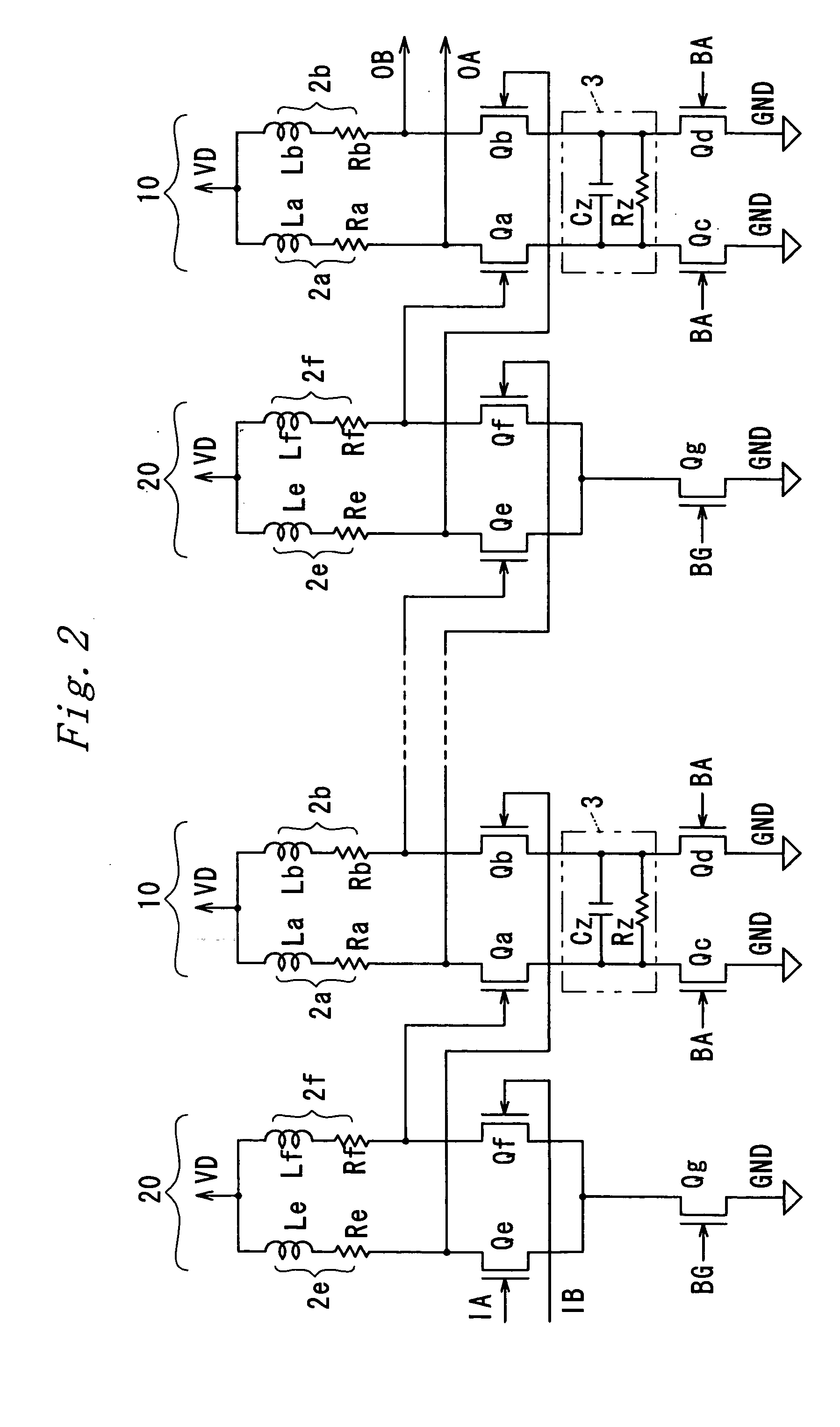 Differential amplifier circuit and multistage amplifier circuit