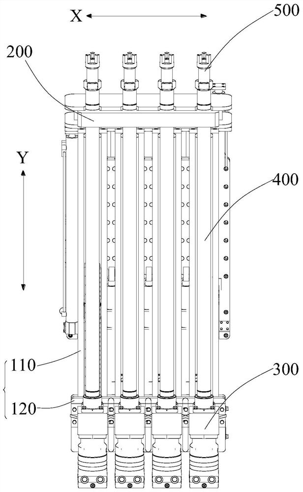 Top plate joint cutting device and method