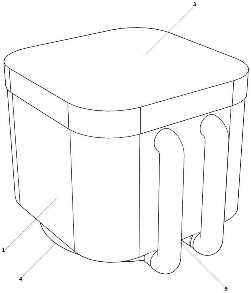 Cleaning device for old-age nursing