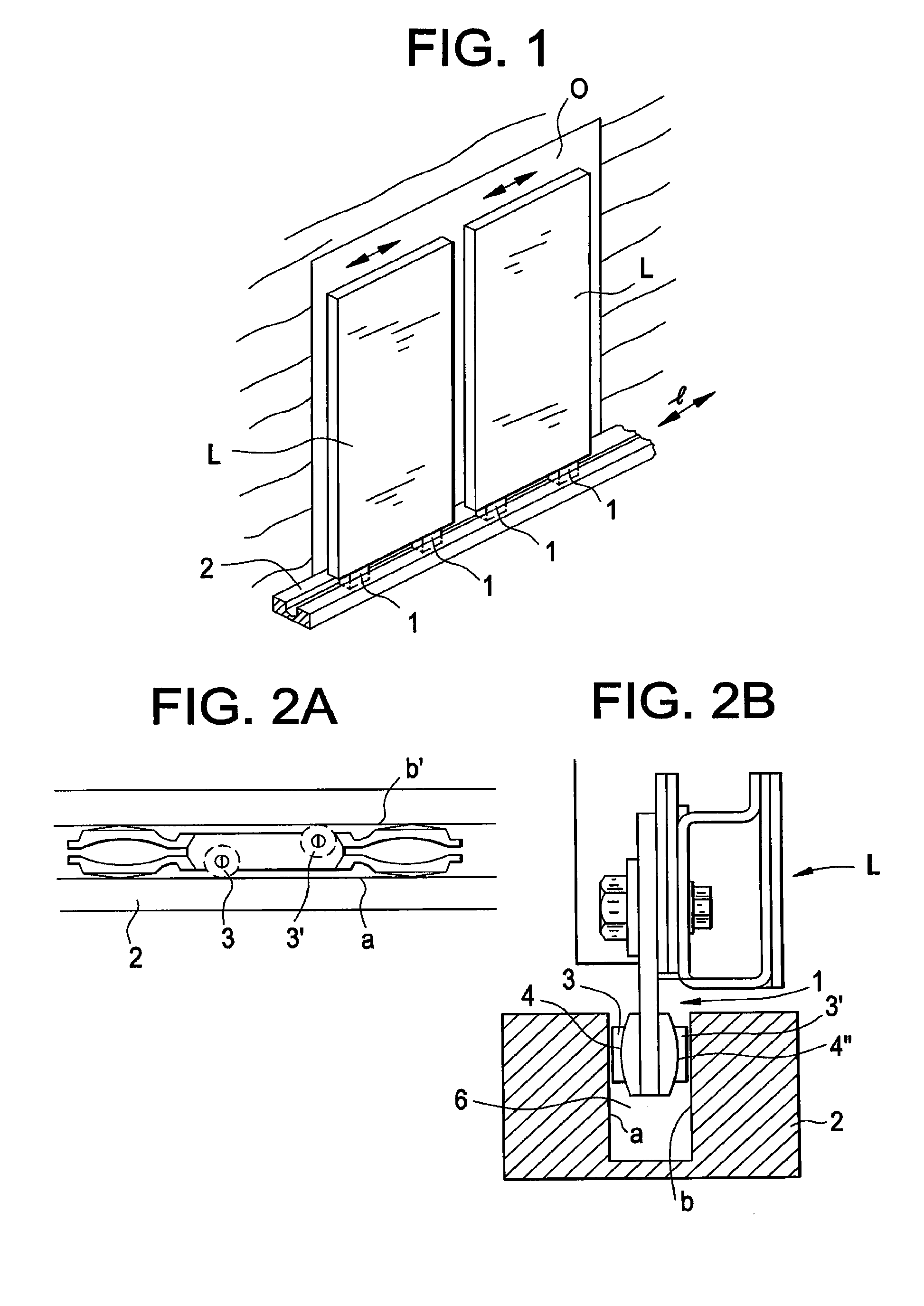 Door arrangement and guide of a door
