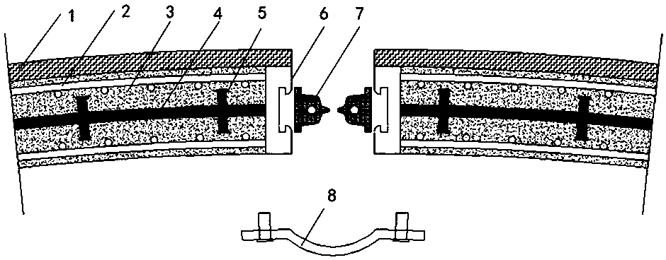 A shield tunnel segment structure and its connection structure