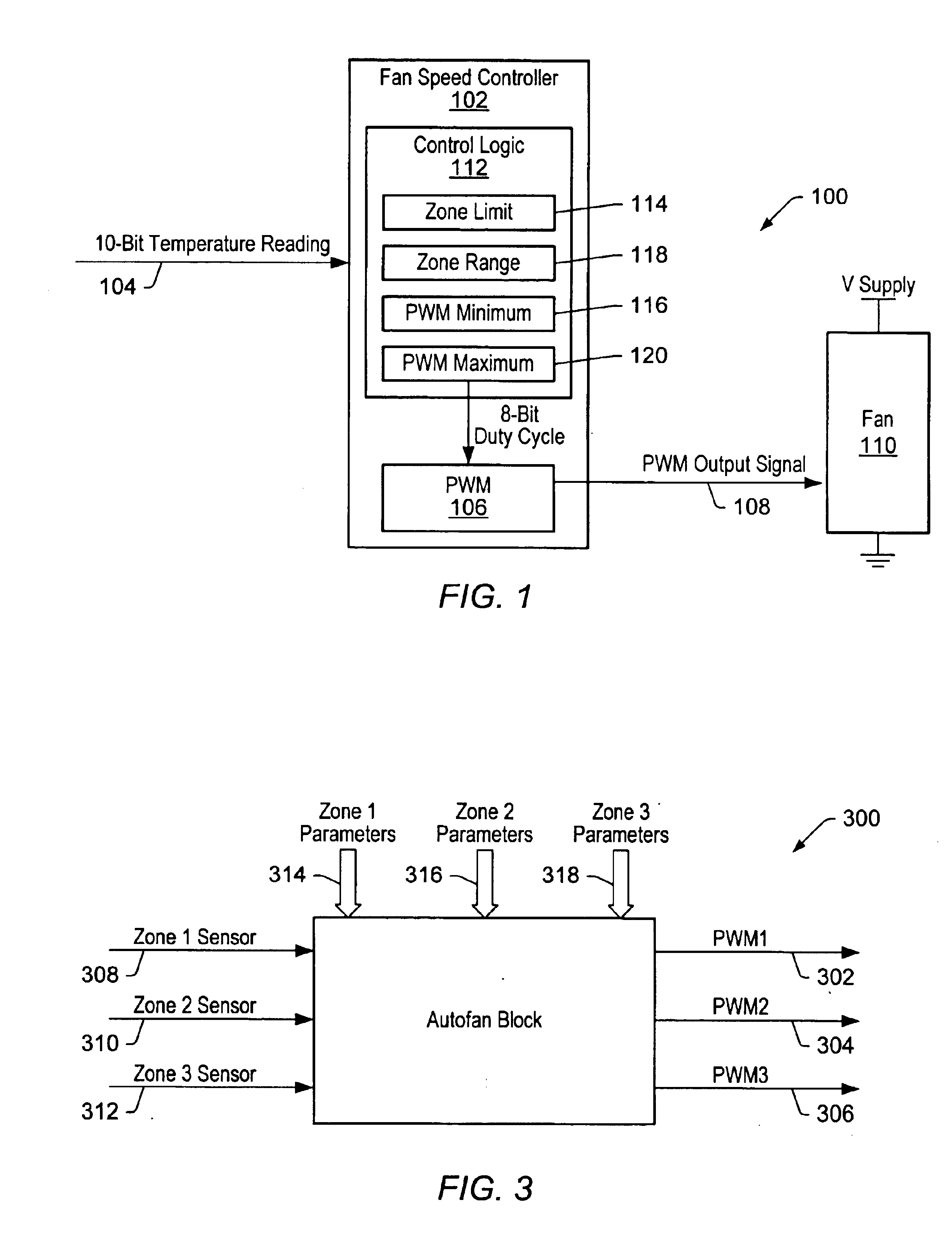 Fan control system with improved temperature resolution