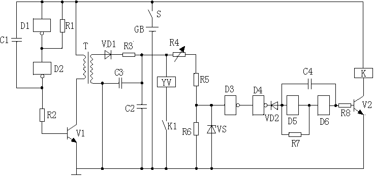 Control circuit system of electronic bird dispeller