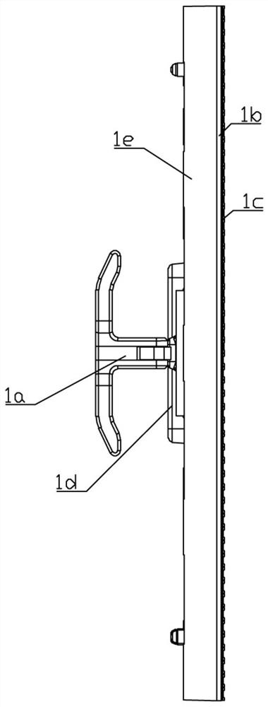 Universal module bottom shell structure with multiple intervals and multiple installation modes