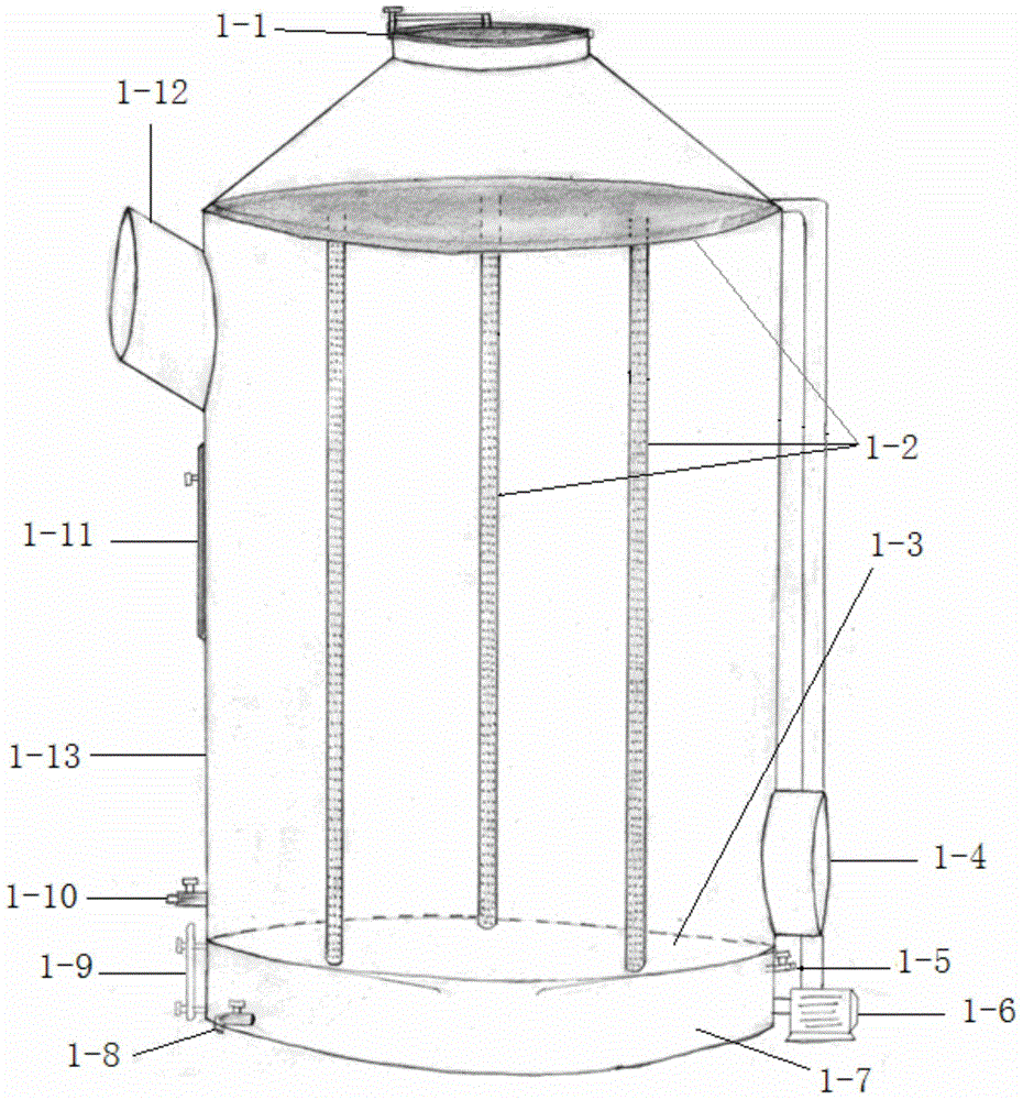 Method and device for purifying dust-containing flue gas