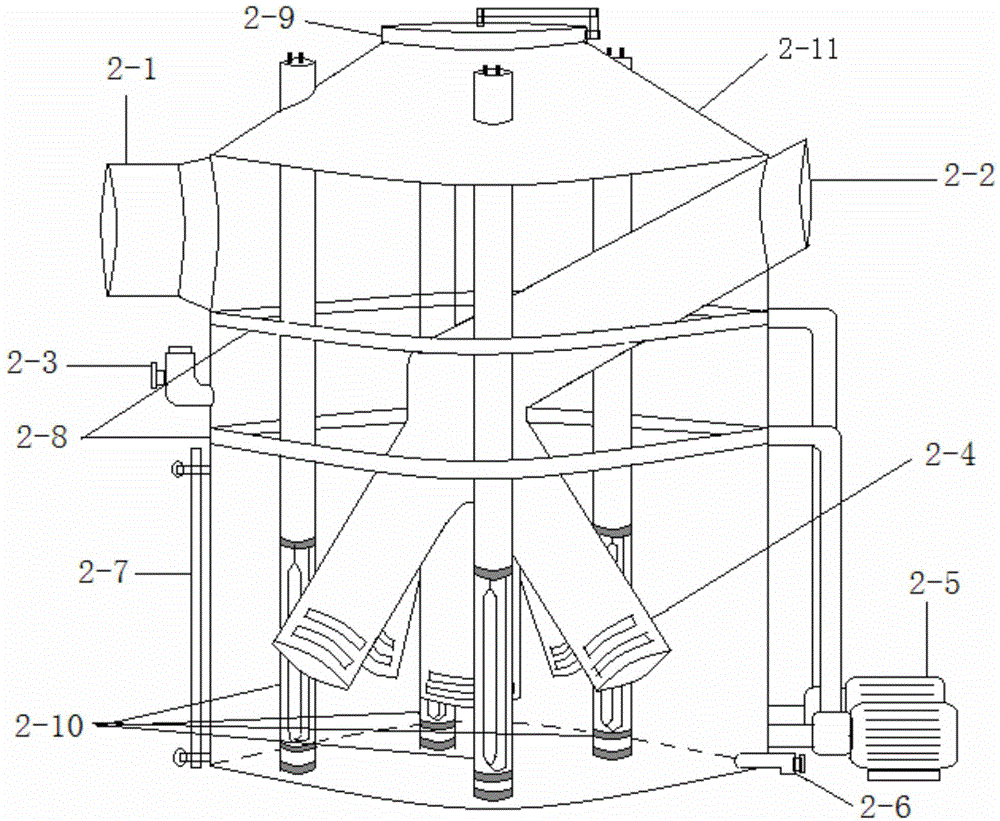 Method and device for purifying dust-containing flue gas