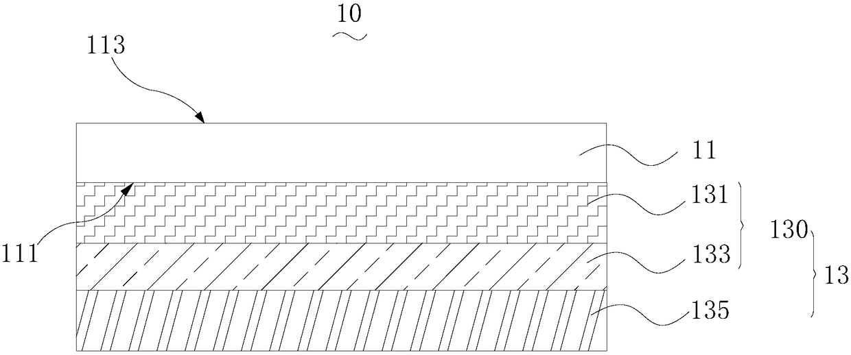 Colorful transparent conductive thin film as well as preparation method and application thereof
