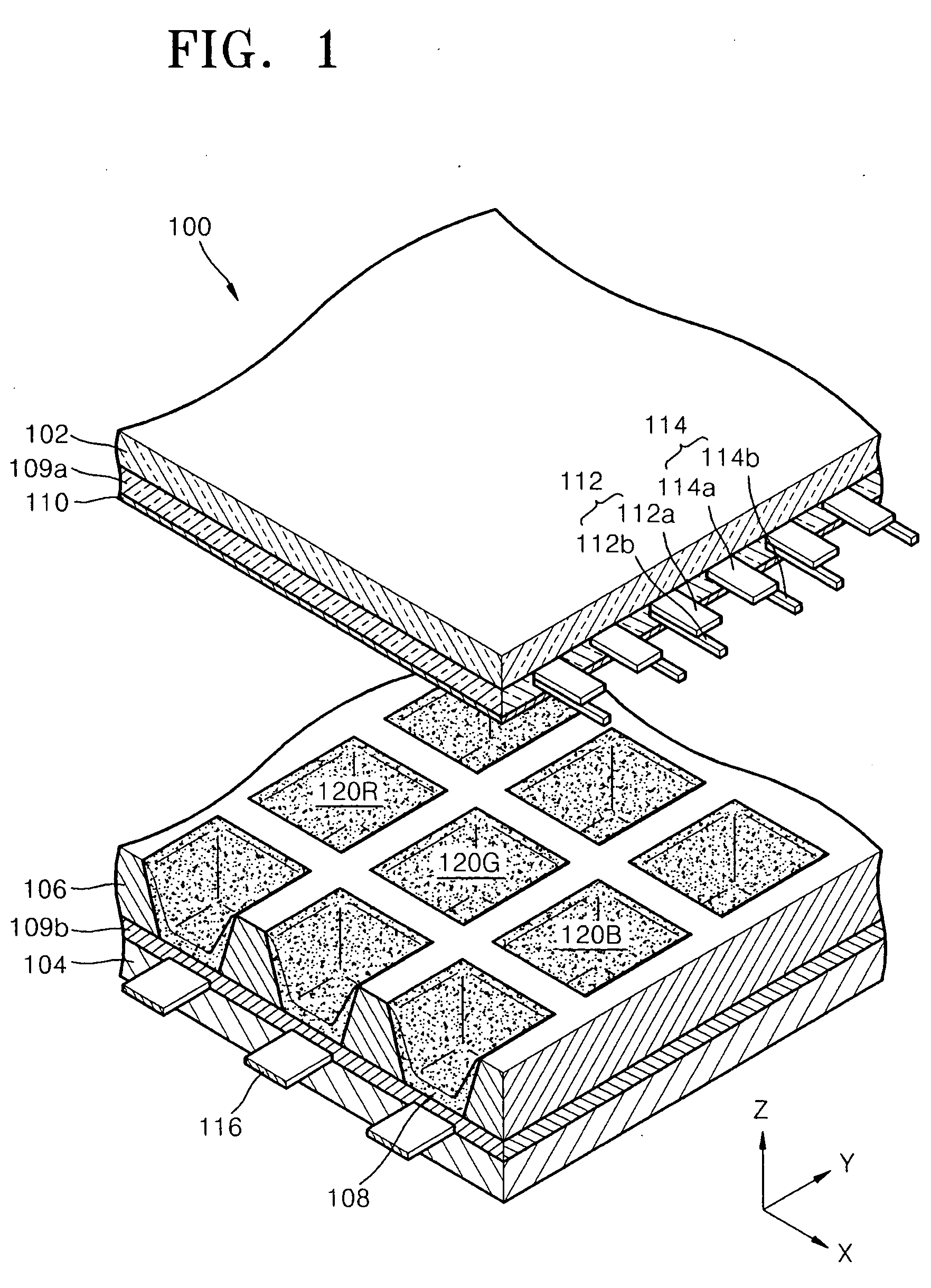 Plasma display panel and flat panel display device including the same