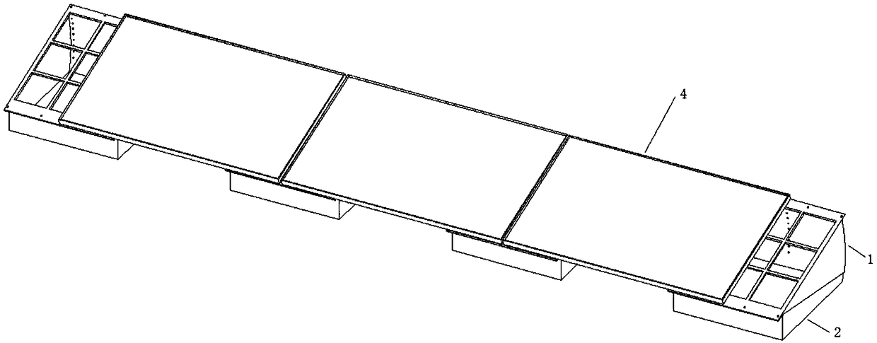 Inclination-adjustable photovoltaic support