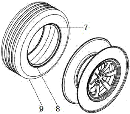 Double sleeve rings welded to hub