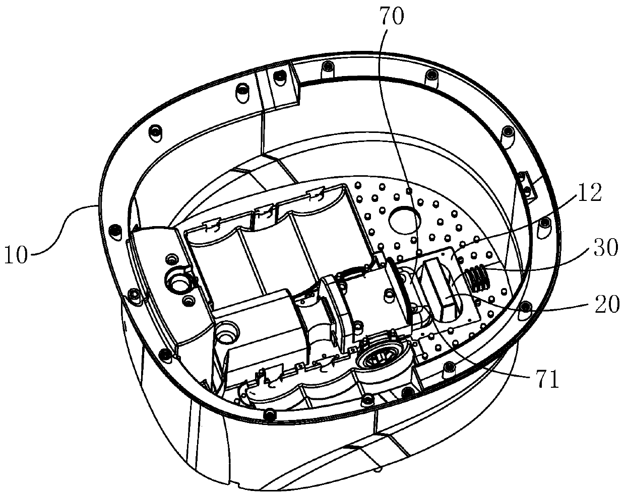 Foot Bath with Water Heating Circulation