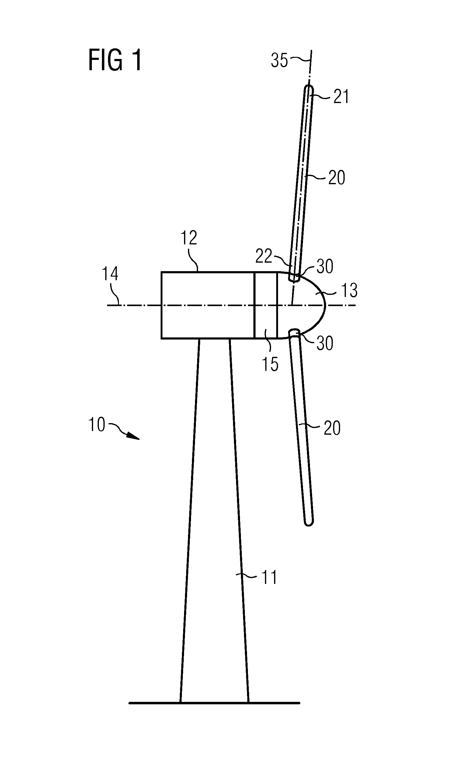 Reinforced pitch bearing of a wind turbine