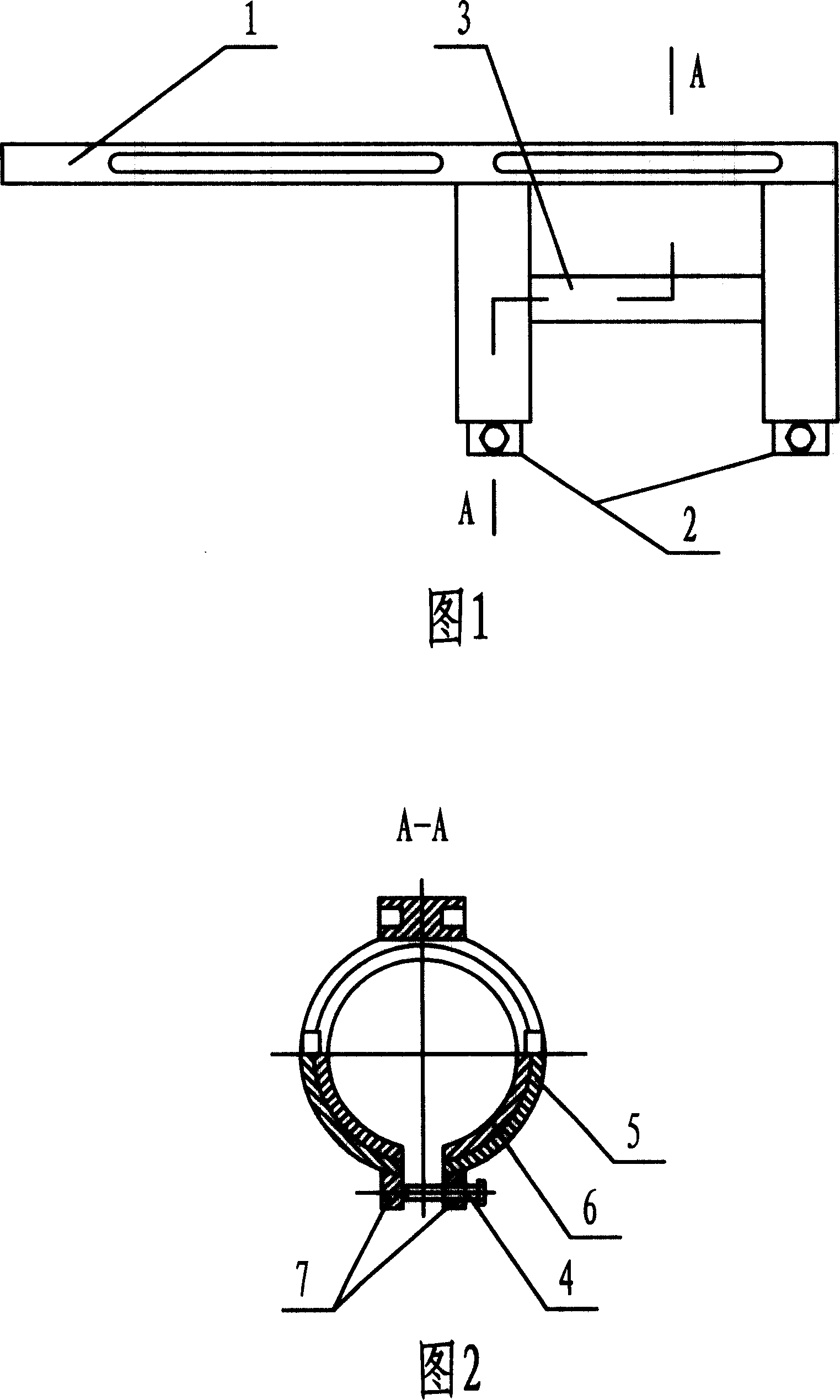 Non-flange shafts centring device