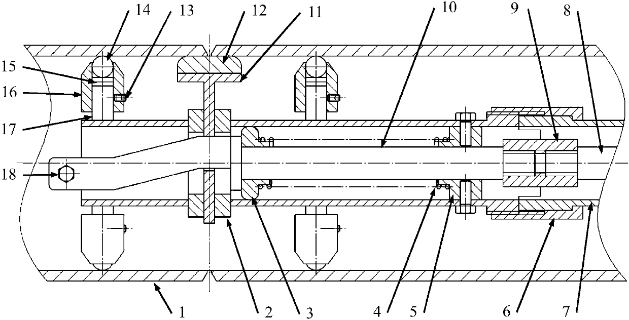 Pipe welding arc-shaped liner device