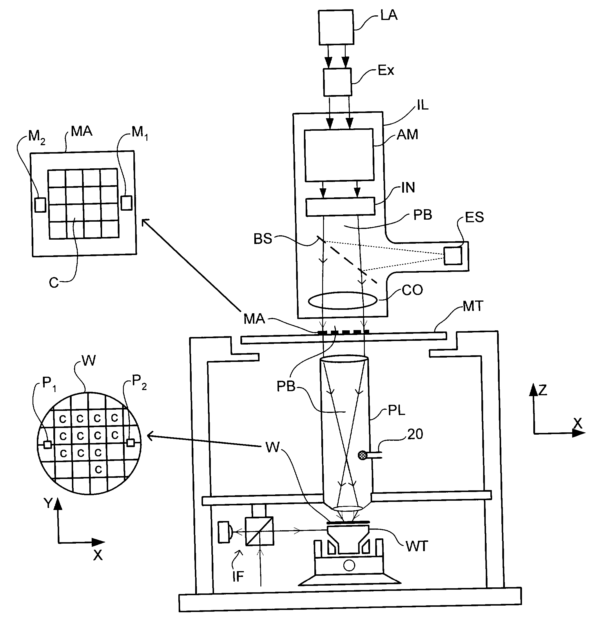 Lithographic apparatus, integrated circuit device manufacturing method, and integrated circuit device manufactured thereby