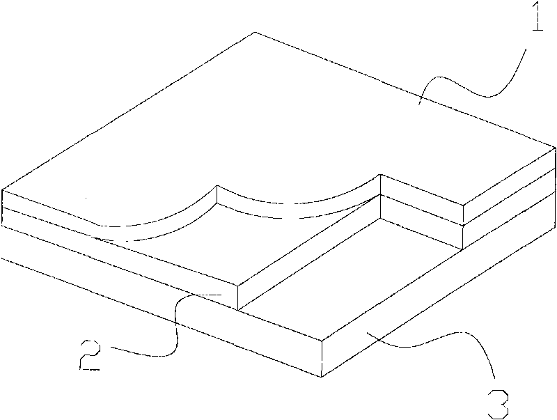Epoxy terrace material and preparation method thereof