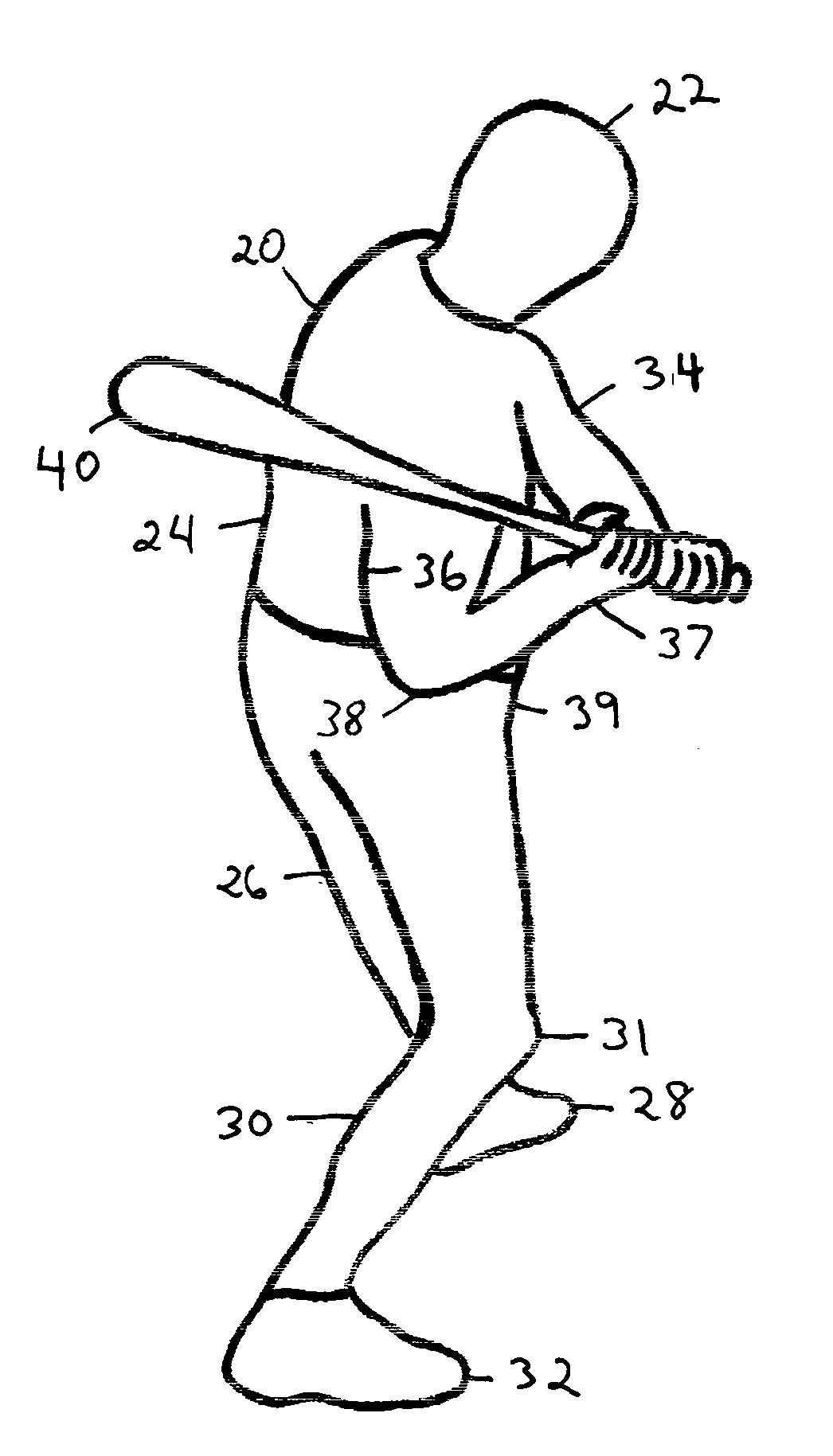 Method for pivotally swinging and hitting an object