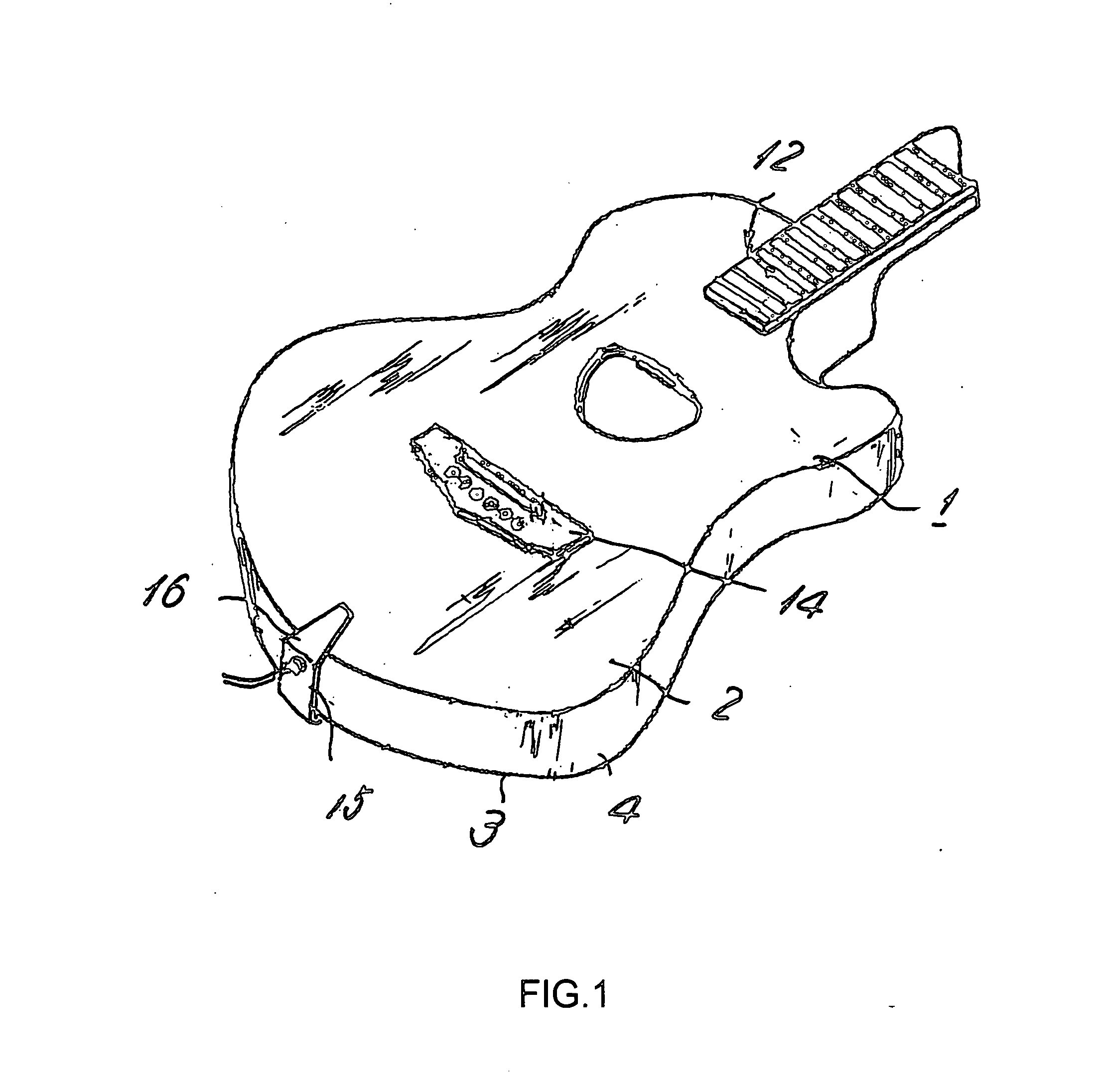 Method of processing sounds from stringed instrument and pickup device for the same