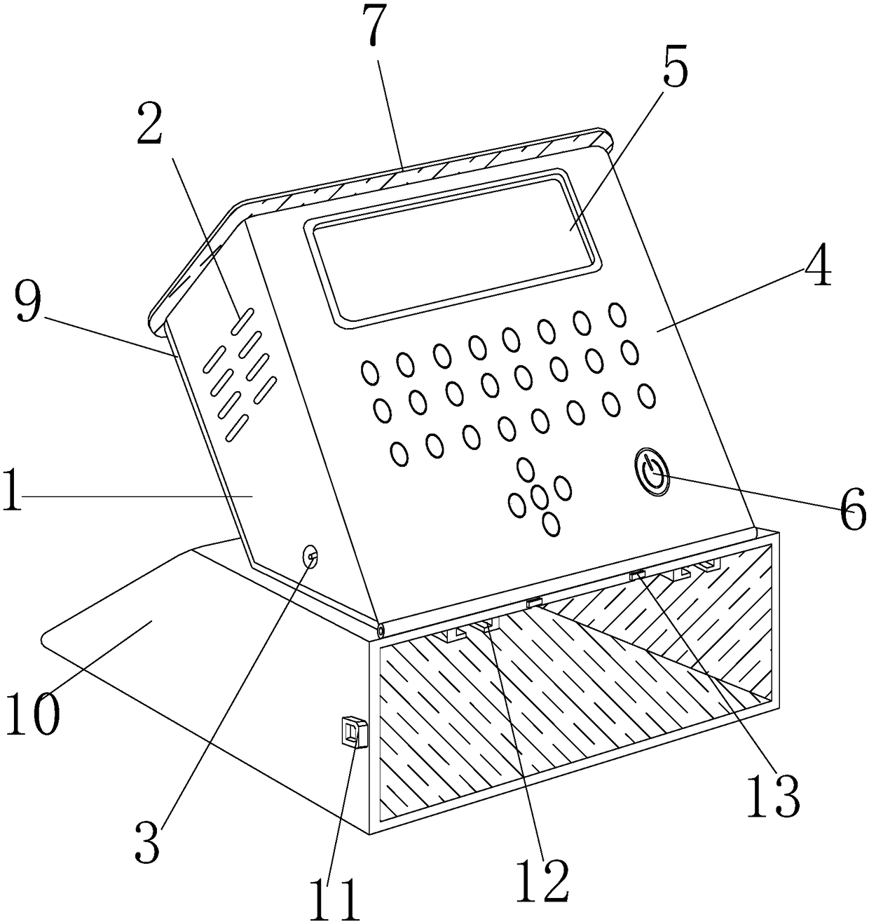 Shockproof instrument and meter device